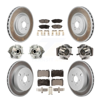 Kit de plaquettes de rotor de frein, roulement de moyeu avant et arrière (10 pièces) pour Subaru BRZ Bas 2017