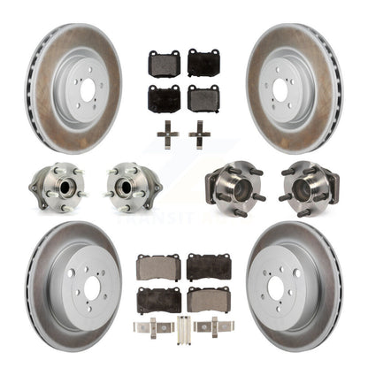Kit de plaquettes de rotor de frein, roulement de moyeu avant et arrière (10 pièces), pour Subaru BRZ Toyota 8