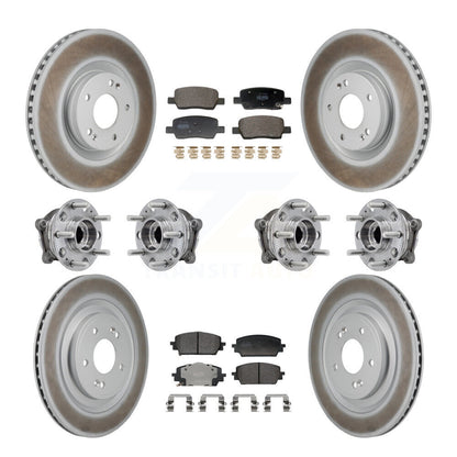 Kit de plaquettes de rotor de frein, roulement de moyeu avant et arrière (10 pièces), pour Hyundai Santa Fe Ki