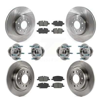 Kit de plaquettes de Rotor de frein, roulement de moyeu avant et arrière (10 pièces) pour Chevrolet Equinox GMC 4W