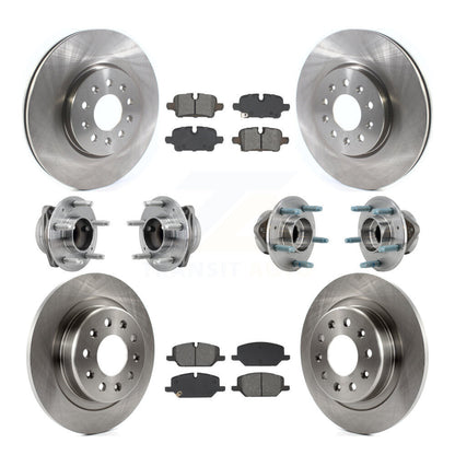 Kit de plaquettes de Rotor de frein, roulement de moyeu avant et arrière (10 pièces) pour Chevrolet Equinox GMC FW