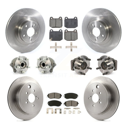 Kit de plaquettes de Rotor de frein, roulement de moyeu avant et arrière (10 pièces) pour Subaru BRZ Limited/Premiu