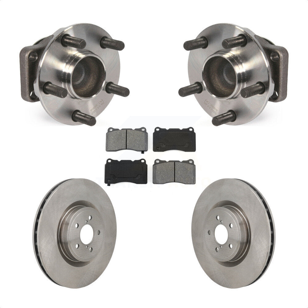 Ensemble de roulement de moyeu avant, Rotor de frein à disque et Kit de plaquettes pour Subaru BRZ Toyota 8