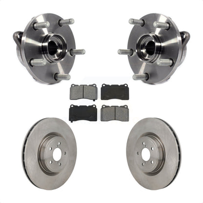 Ensemble de roulement de moyeu avant, Rotor de frein et Kit de plaquettes pour Subaru Impreza WRX ST 2004