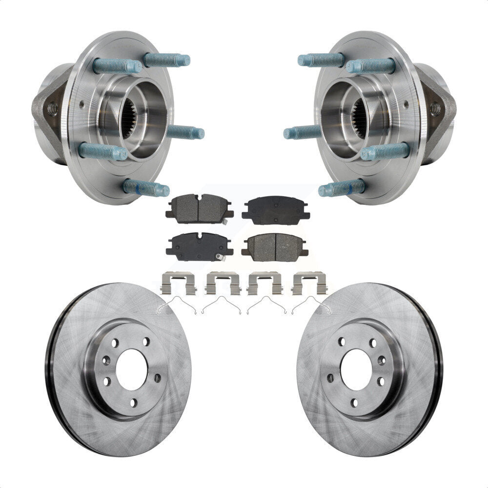 Kit de plaquettes de Rotor de frein, ensemble de roulements de moyeu avant, pour Chevrolet Equinox GMC Terrai