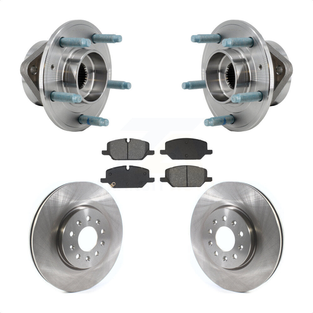 Kit de plaquettes de Rotor de frein, ensemble de roulements de moyeu avant, pour Chevrolet Equinox GMC Terrai