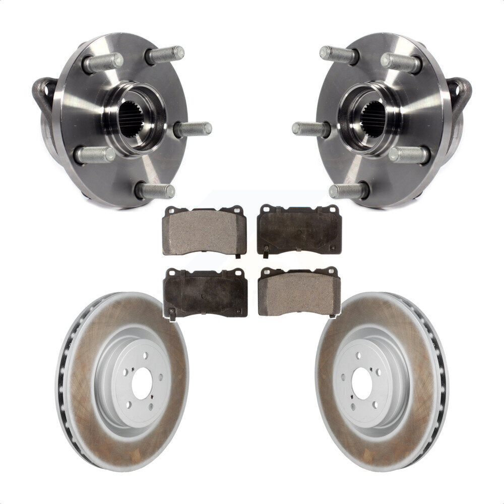 Kit de rotor de frein et de plaquettes avec roulement de moyeu avant, pour Subaru Impreza WRX ST 2004