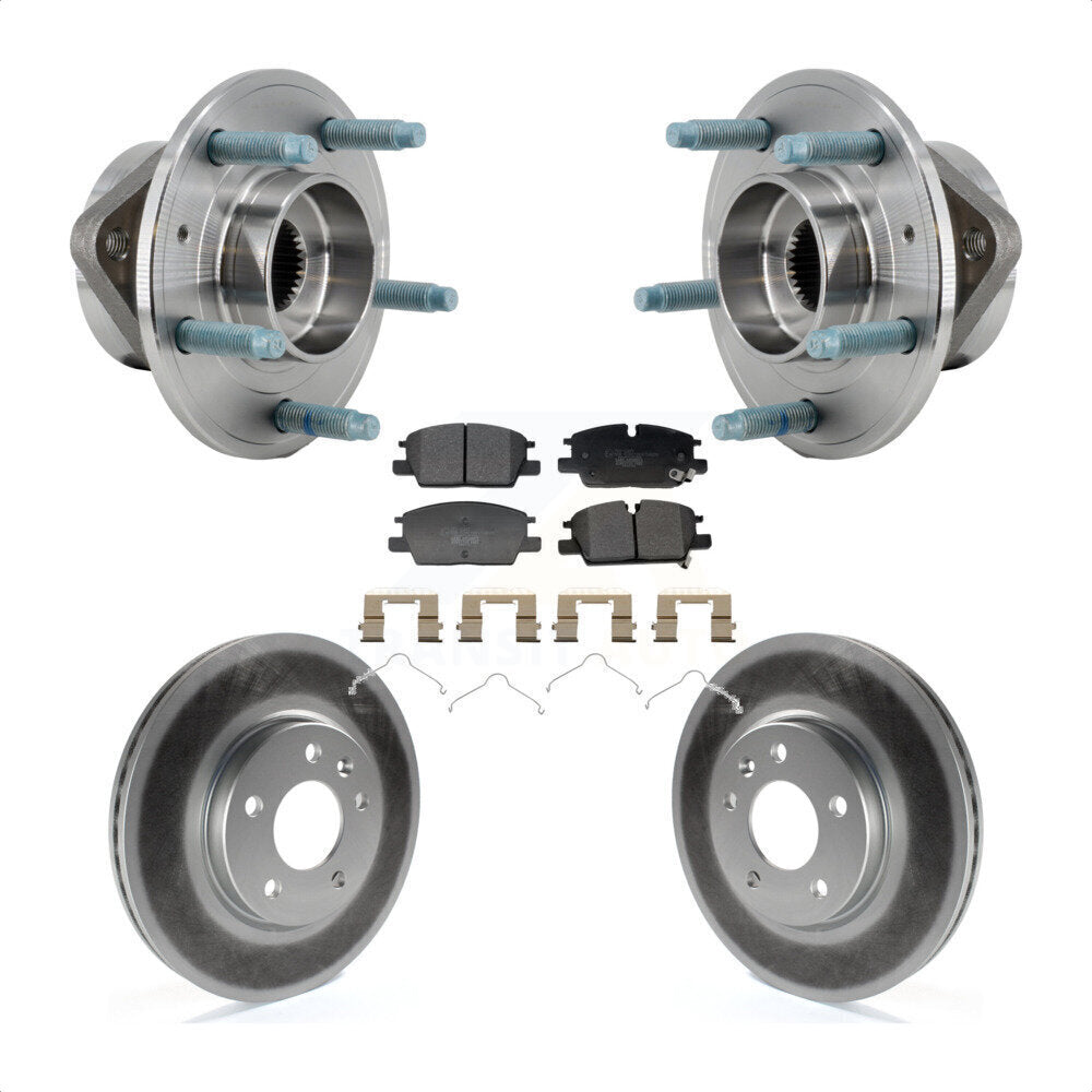 Kit de Rotor et de plaquettes de frein revêtus de roulement de moyeu avant, pour Chevrolet Equinox GMC Terrai