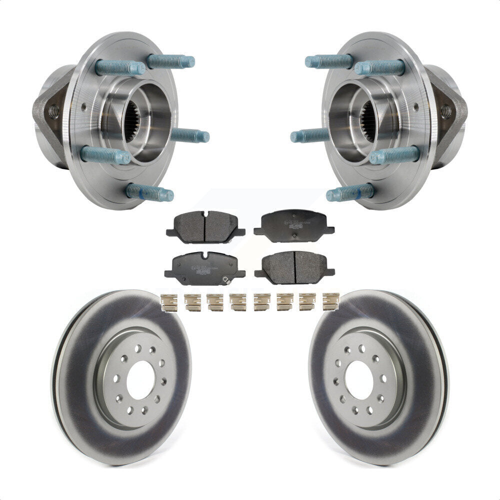 Kit de Rotor et de plaquettes de frein revêtus de roulement de moyeu avant, pour Chevrolet Equinox GMC Terrai