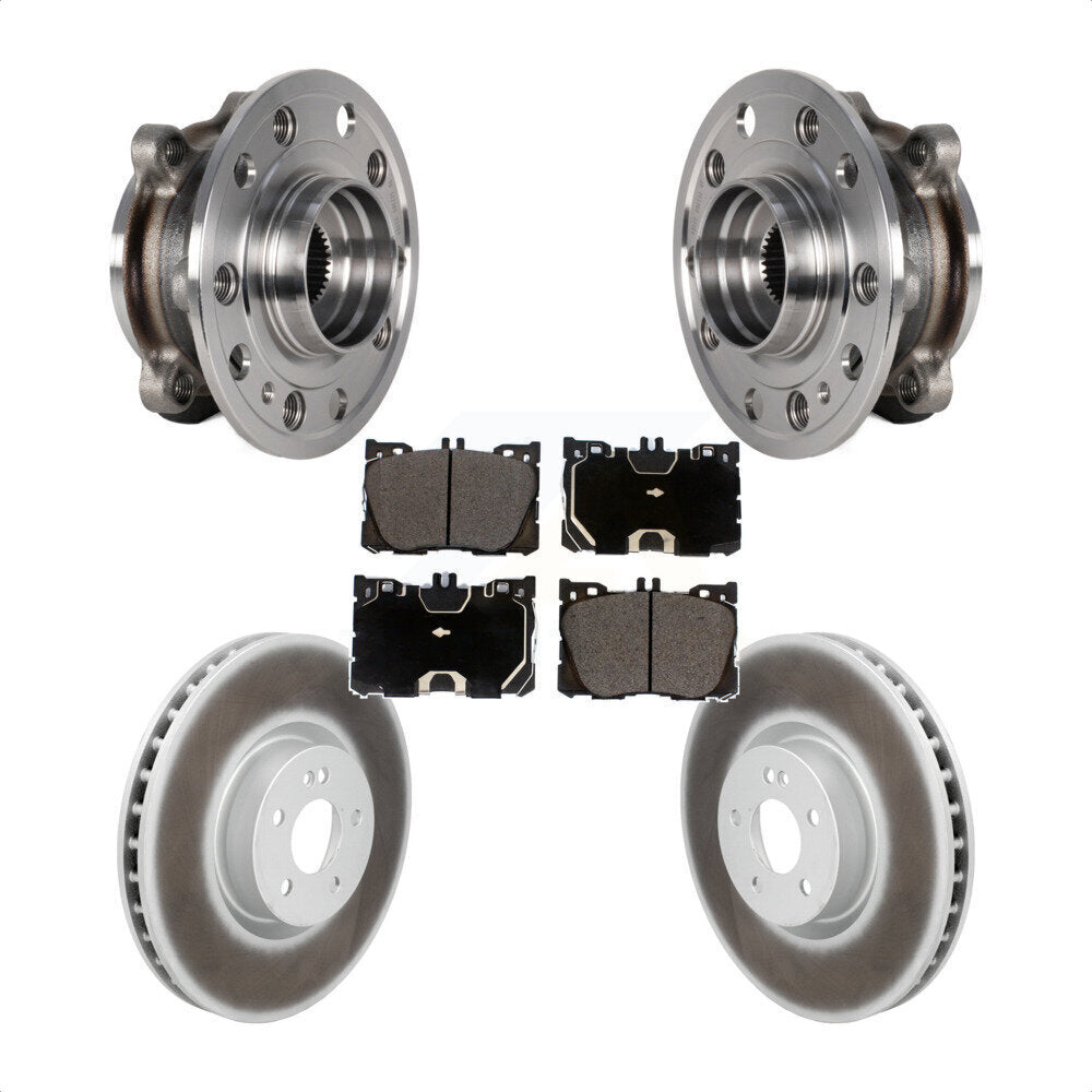 Kit de plaquettes de Rotor de frein, roulement de moyeu avant, pour Mercedes-Benz C43 AMG GLC43 E45