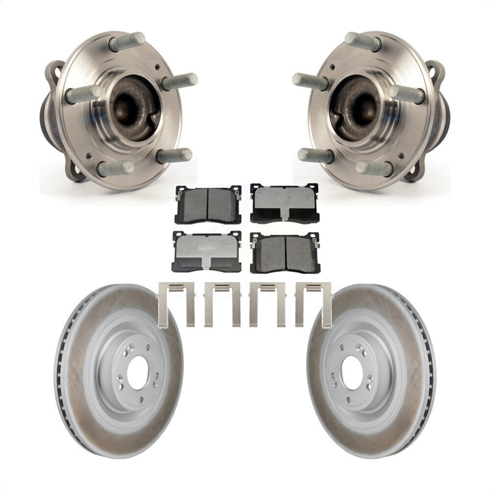 Kit de plaquettes de rotor de frein, ensemble de roulements de moyeu avant, pour Hyundai Equu 2012 – 2016