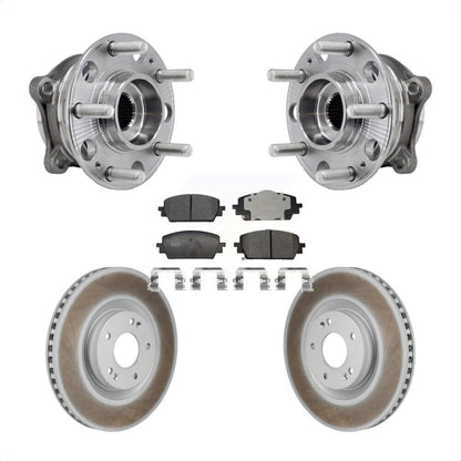 Kit de plaquettes de Rotor de frein, manteau de roulement de moyeu avant, pour Hyundai Santa Fe Kia Sorento Cru
