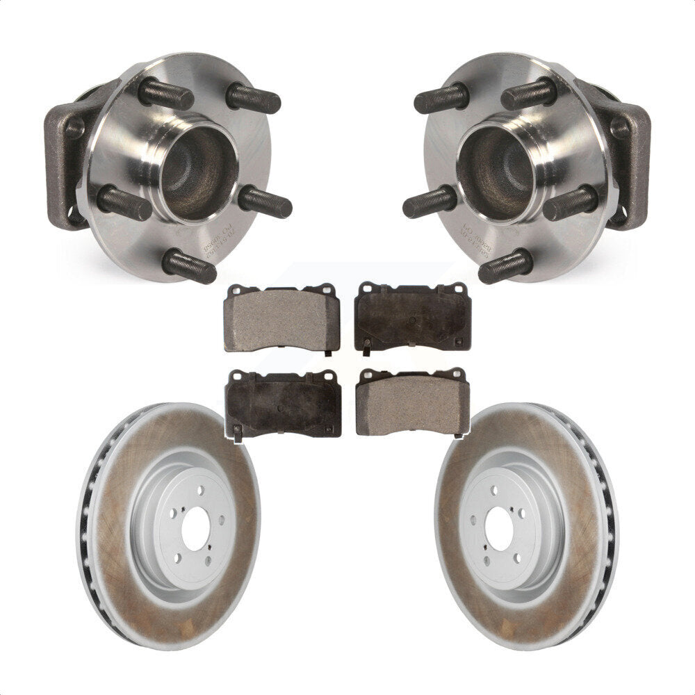 Ensemble de roulement de moyeu avant, Rotor de frein et Kit de plaquettes pour Subaru BRZ Toyota 8
