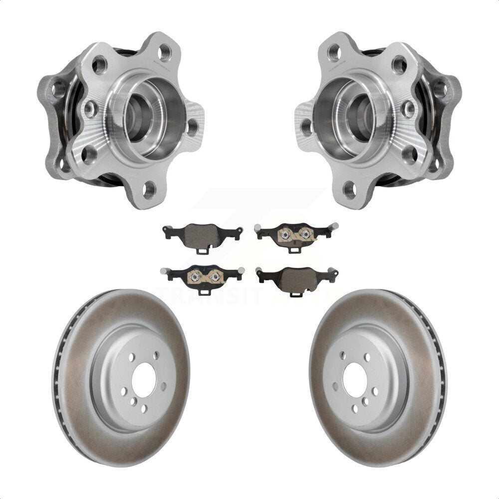 Kit de plaquettes de Rotor de frein enduites de roulement de moyeu avant, pour BMW 530i xDrive 540i 530e 540