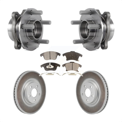 Kit de plaquettes de Rotor de frein à disque enduit de roulement de moyeu avant pour Lincoln MKZ 2017 2020 – 2.0