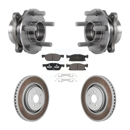 Kit de plaquettes de Rotor de frein, ensemble de roulements de moyeu avant, pour Ford Edge 2020 – 2024, 2.7