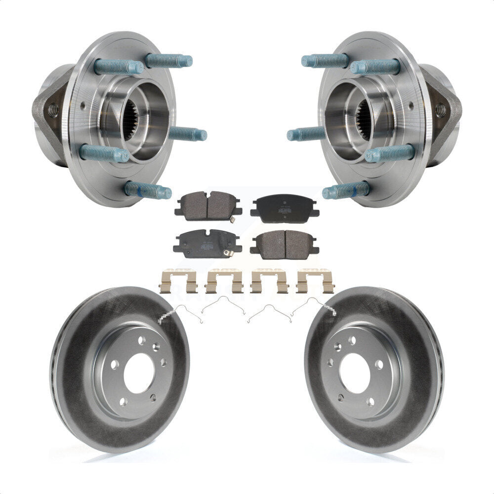 Kit de Rotor et de plaquettes de frein revêtus de roulement de moyeu avant, pour Chevrolet Equinox GMC Terrai