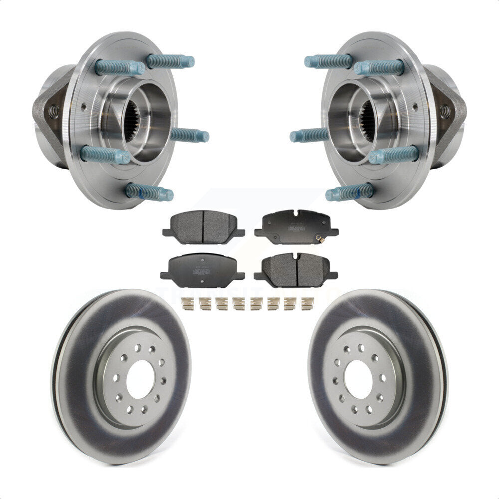 Kit de Rotor et de plaquettes de frein revêtus de roulement de moyeu avant, pour Chevrolet Equinox GMC Terrai
