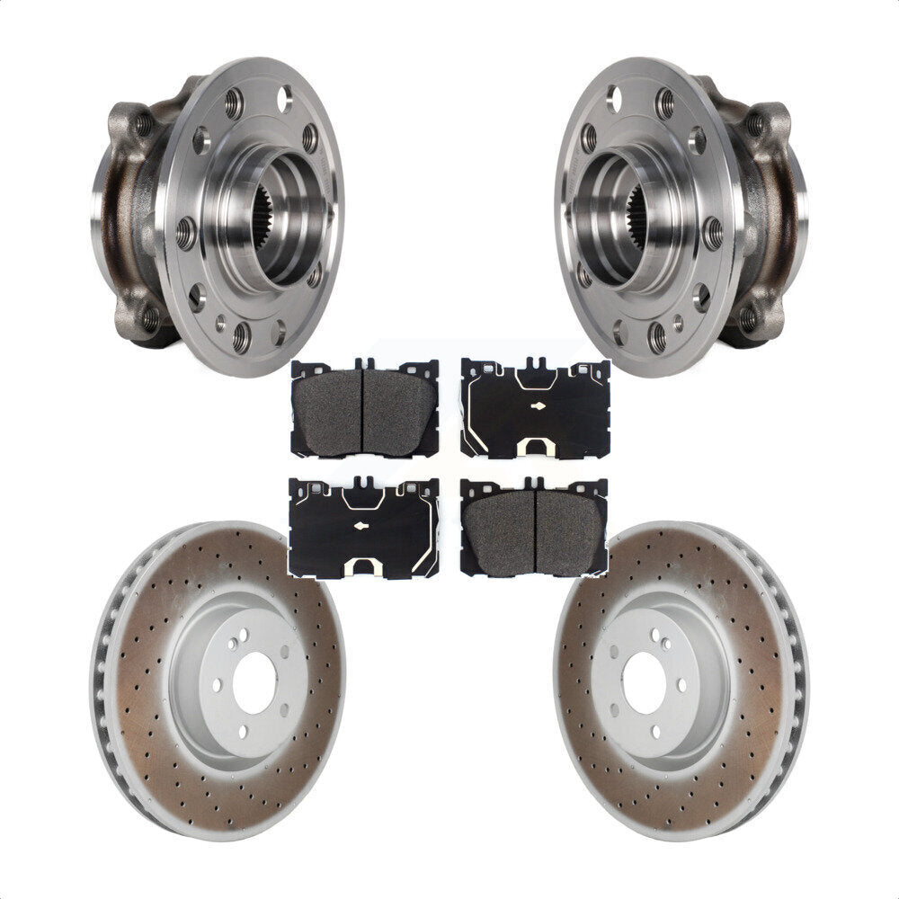 Kit de plaquettes de Rotor de frein, roulement de moyeu avant, pour Mercedes-Benz C43 AMG GLC43 E45
