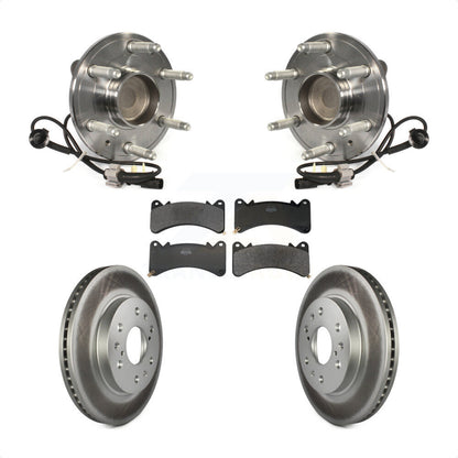 Kit de plaquettes de Rotor de frein enduit de roulement de moyeu avant, pour GMC Sierra 1500 Chevrolet Yuko