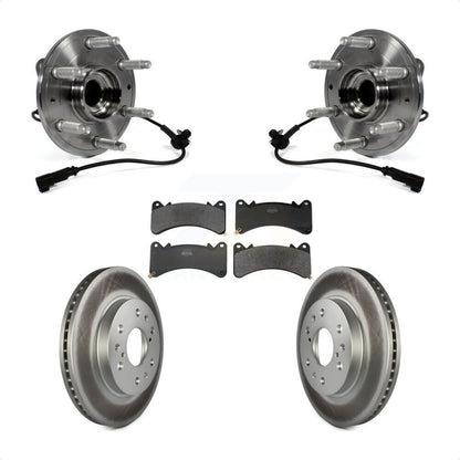 Kit de plaquettes de Rotor de frein enduit de roulement de moyeu avant, pour GMC Sierra 1500 Chevrolet Yuko