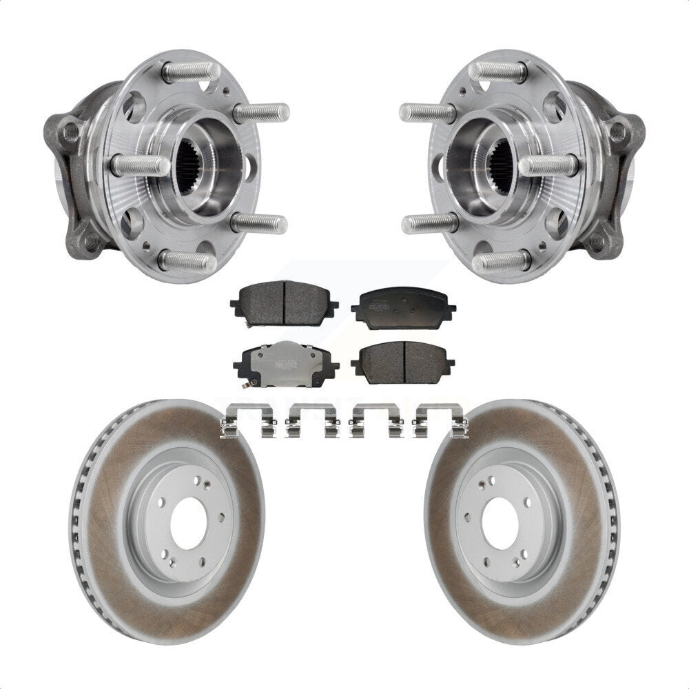 Kit de plaquettes de Rotor de frein, manteau de roulement de moyeu avant, pour Hyundai Santa Fe Kia Sorento Cru