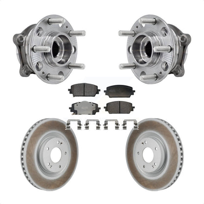 Kit de plaquettes de Rotor de frein, manteau de roulement de moyeu avant, pour Hyundai Santa Fe Kia Sorento Cru