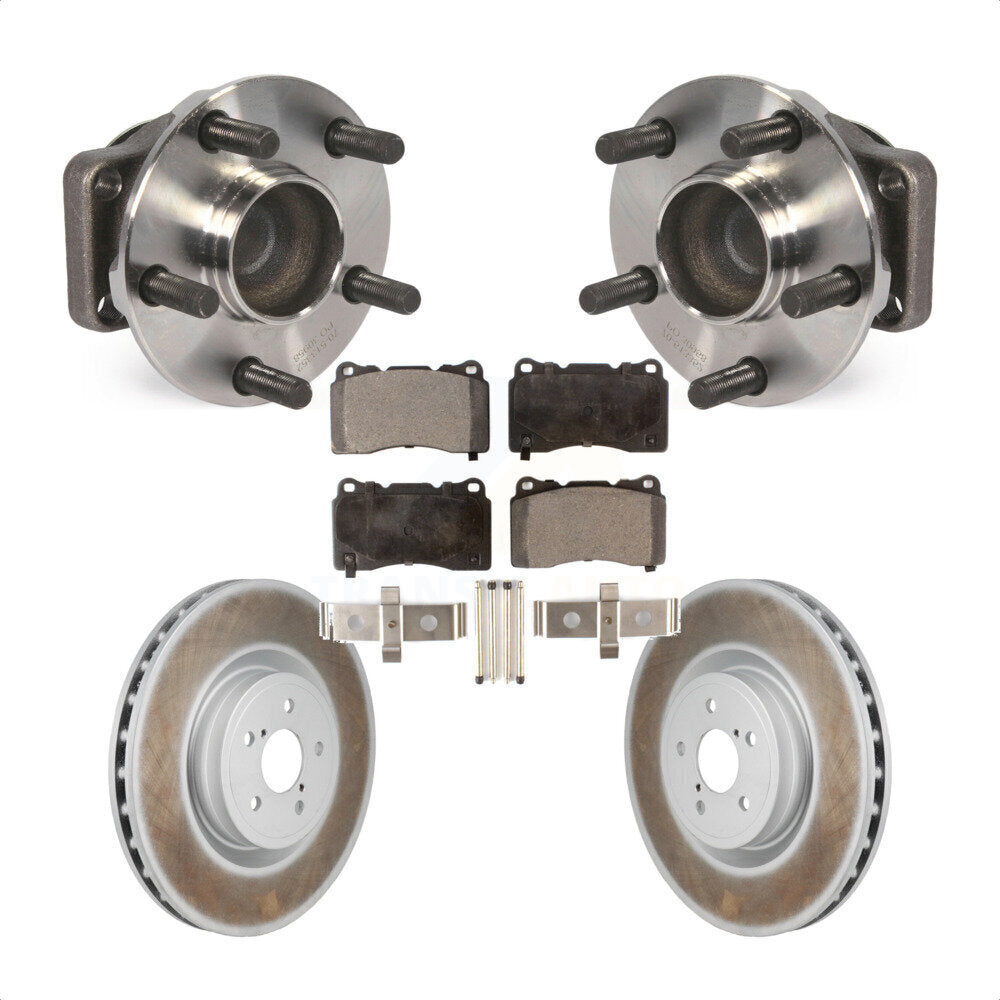 Ensemble de roulement de moyeu avant, Rotor de frein et Kit de plaquettes pour Subaru BRZ Toyota 8