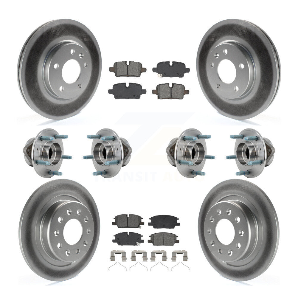 Kit de plaquettes de Rotor de frein, roulement de moyeu avant et arrière (10 pièces) pour Chevrolet Equinox GM