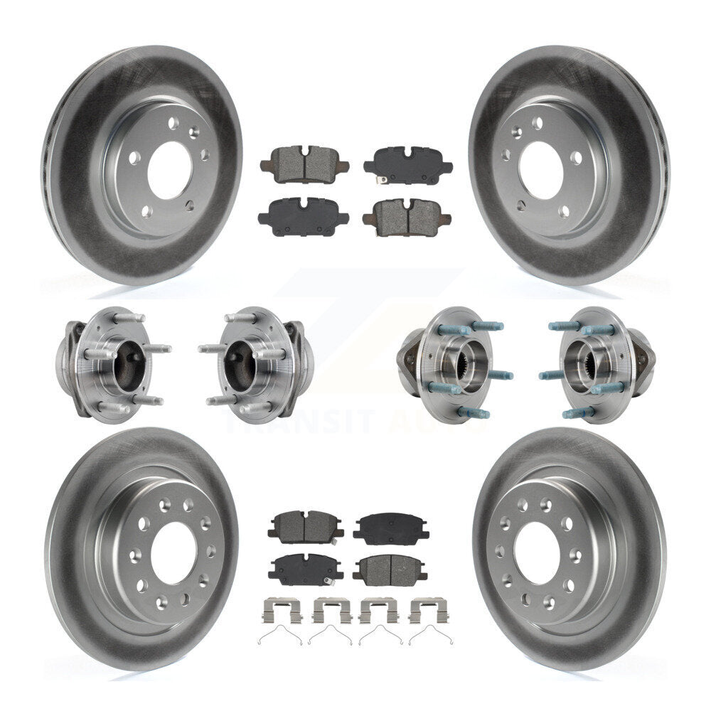 Kit de plaquettes de Rotor de frein, roulement de moyeu avant et arrière (10 pièces) pour Chevrolet Equinox GM