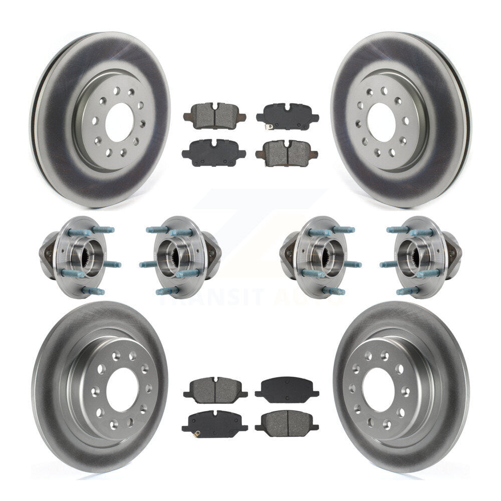 Kit de plaquettes de Rotor de frein, roulement de moyeu avant et arrière (10 pièces) pour Chevrolet Equinox GM