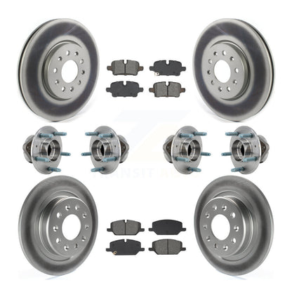 Kit de plaquettes de Rotor de frein, roulement de moyeu avant et arrière (10 pièces) pour Chevrolet Equinox GM