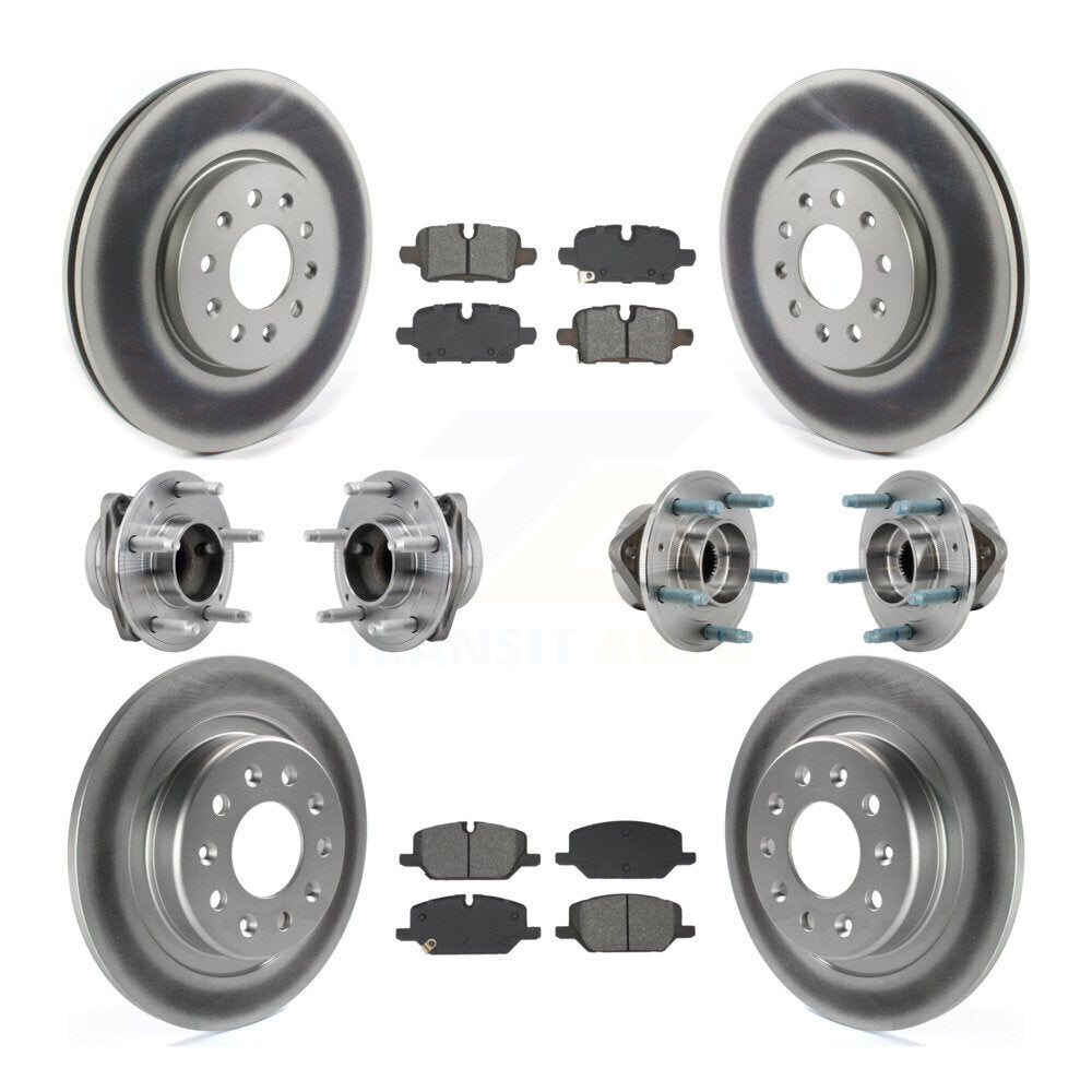 Kit de plaquettes de Rotor de frein, roulement de moyeu avant et arrière (10 pièces) pour Chevrolet Equinox GM