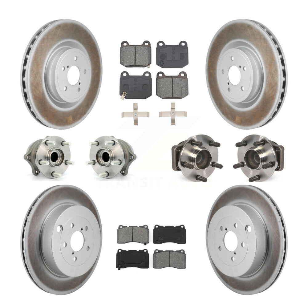 Kit de plaquettes de rotor de frein, roulement de moyeu avant et arrière (10 pièces), pour Subaru BRZ Toyota 8
