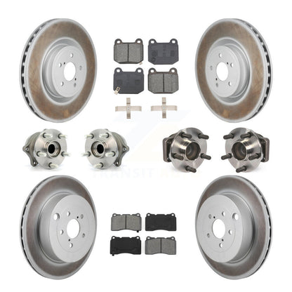 Kit de plaquettes de rotor de frein, roulement de moyeu avant et arrière (10 pièces), pour Subaru BRZ Toyota 8