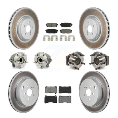 Kit de plaquettes de rotor de frein, roulement de moyeu avant et arrière (10 pièces) pour Subaru BRZ Bas 2017