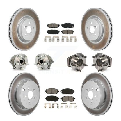 Kit de plaquettes de rotor de frein, roulement de moyeu avant et arrière (10 pièces) pour Toyota 86 Base/G 19