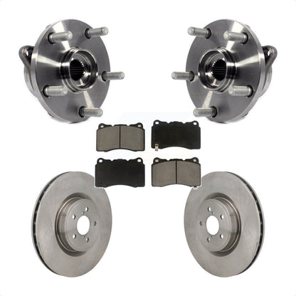 Ensemble de roulement de moyeu avant, Rotor de frein et Kit de plaquettes pour Subaru Impreza WRX ST 2004
