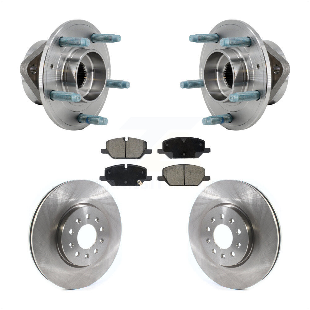 Kit de plaquettes de Rotor de frein, ensemble de roulements de moyeu avant, pour Chevrolet Equinox GMC Terrai