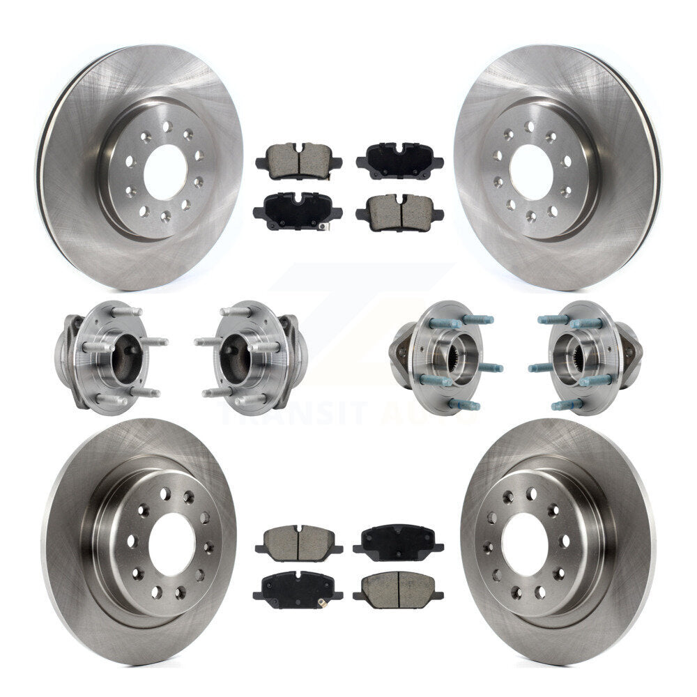 Kit de plaquettes de Rotor de frein, roulement de moyeu avant et arrière (10 pièces) pour Chevrolet Equinox GMC FW