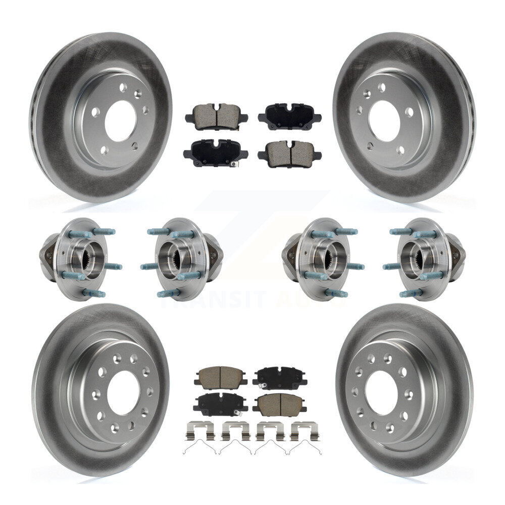 Kit de plaquettes de Rotor de frein, roulement de moyeu avant et arrière (10 pièces) pour Chevrolet Equinox GM