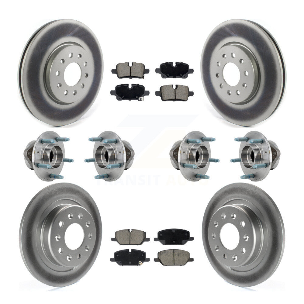 Kit de plaquettes de Rotor de frein, roulement de moyeu avant et arrière (10 pièces) pour Chevrolet Equinox GM