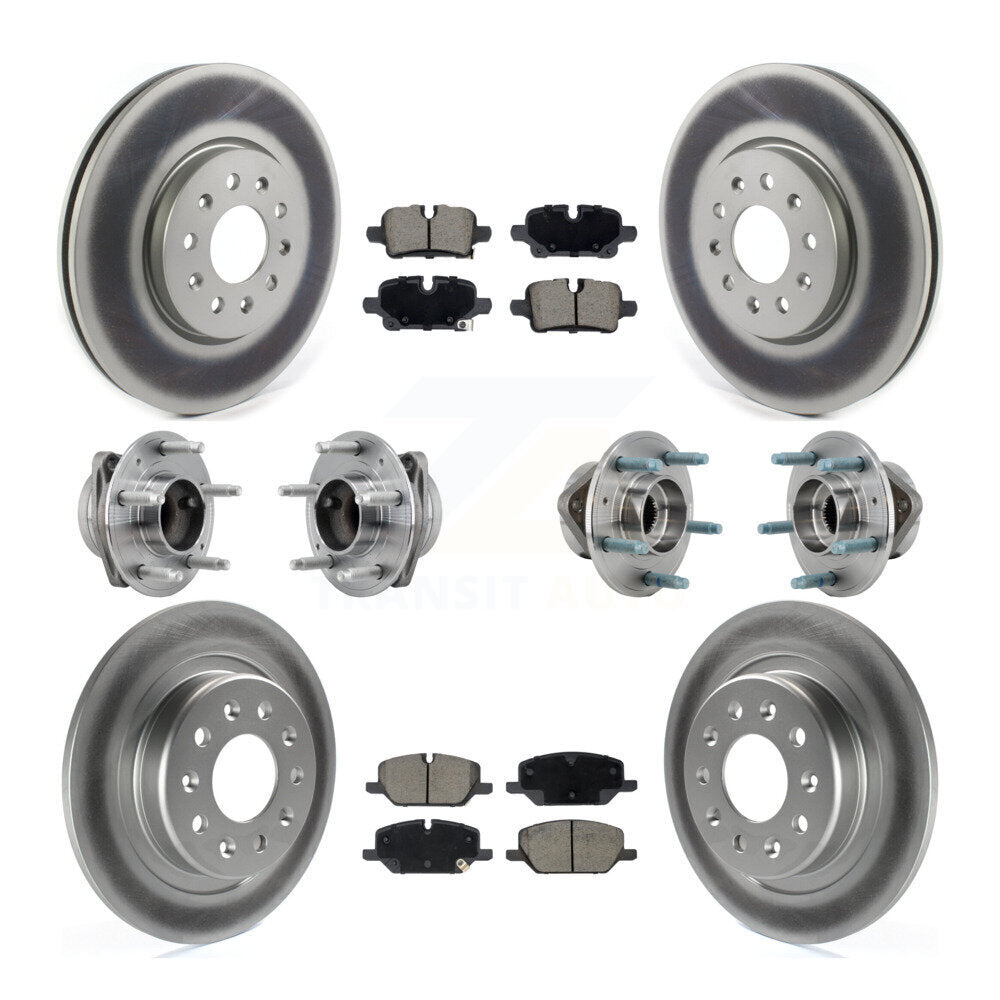 Kit de plaquettes de Rotor de frein, roulement de moyeu avant et arrière (10 pièces) pour Chevrolet Equinox GM