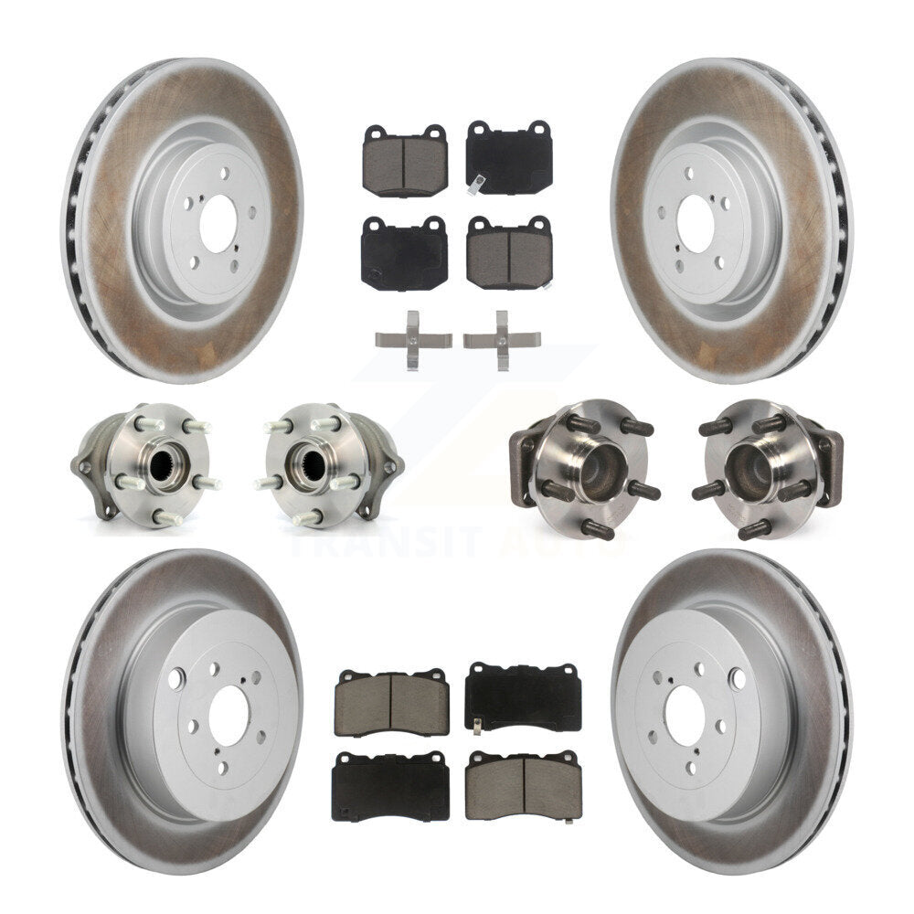 Kit de plaquettes de rotor de frein, roulement de moyeu avant et arrière (10 pièces), pour Subaru BRZ Toyota 8