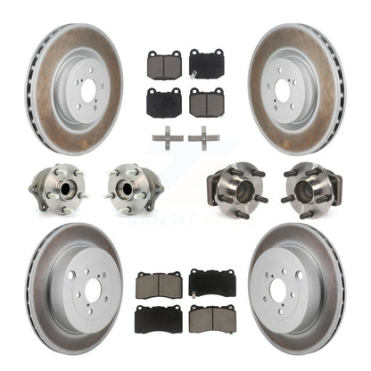 Kit de plaquettes de rotor de frein, roulement de moyeu avant et arrière (10 pièces), pour Subaru BRZ Toyota 8