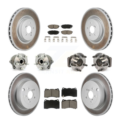 Kit de plaquettes de rotor de frein, roulement de moyeu avant et arrière (10 pièces) pour Subaru BRZ Bas 2017