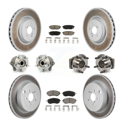 Kit de plaquettes de rotor de frein, roulement de moyeu avant et arrière (10 pièces) pour Toyota 86 Base/G 19