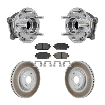 Kit de plaquettes de Rotor de frein, manteau de roulement de moyeu avant, pour Hyundai Santa Fe Kia Sorento Cru