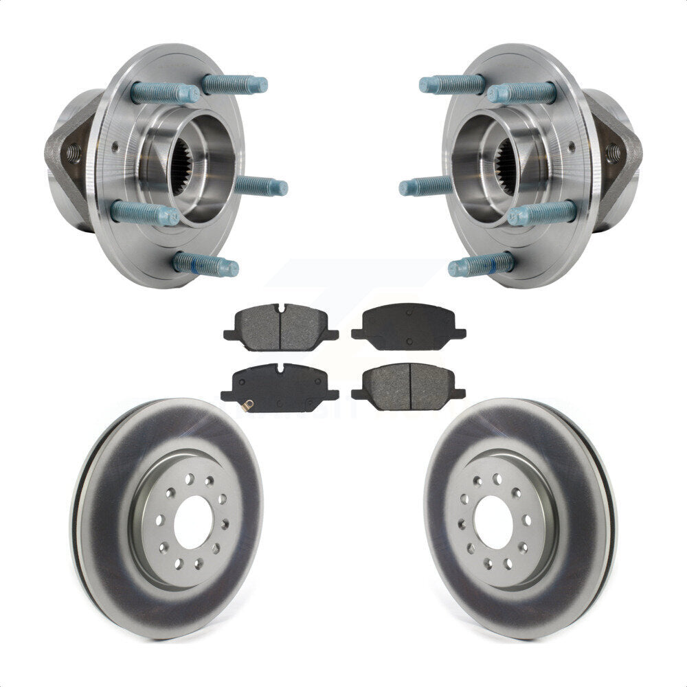 Kit de Rotor et de plaquettes de frein revêtus de roulement de moyeu avant, pour Chevrolet Equinox GMC Terrai