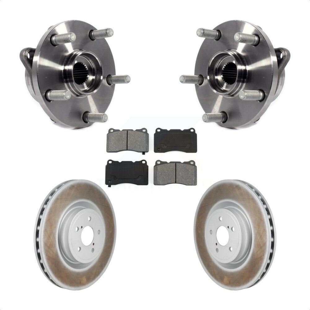 Kit de rotor de frein et de plaquettes avec roulement de moyeu avant, pour Subaru Impreza WRX ST 2004